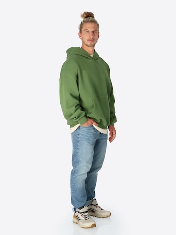 SPITZBUB Sweatshirt 'Green Glow' in Groen