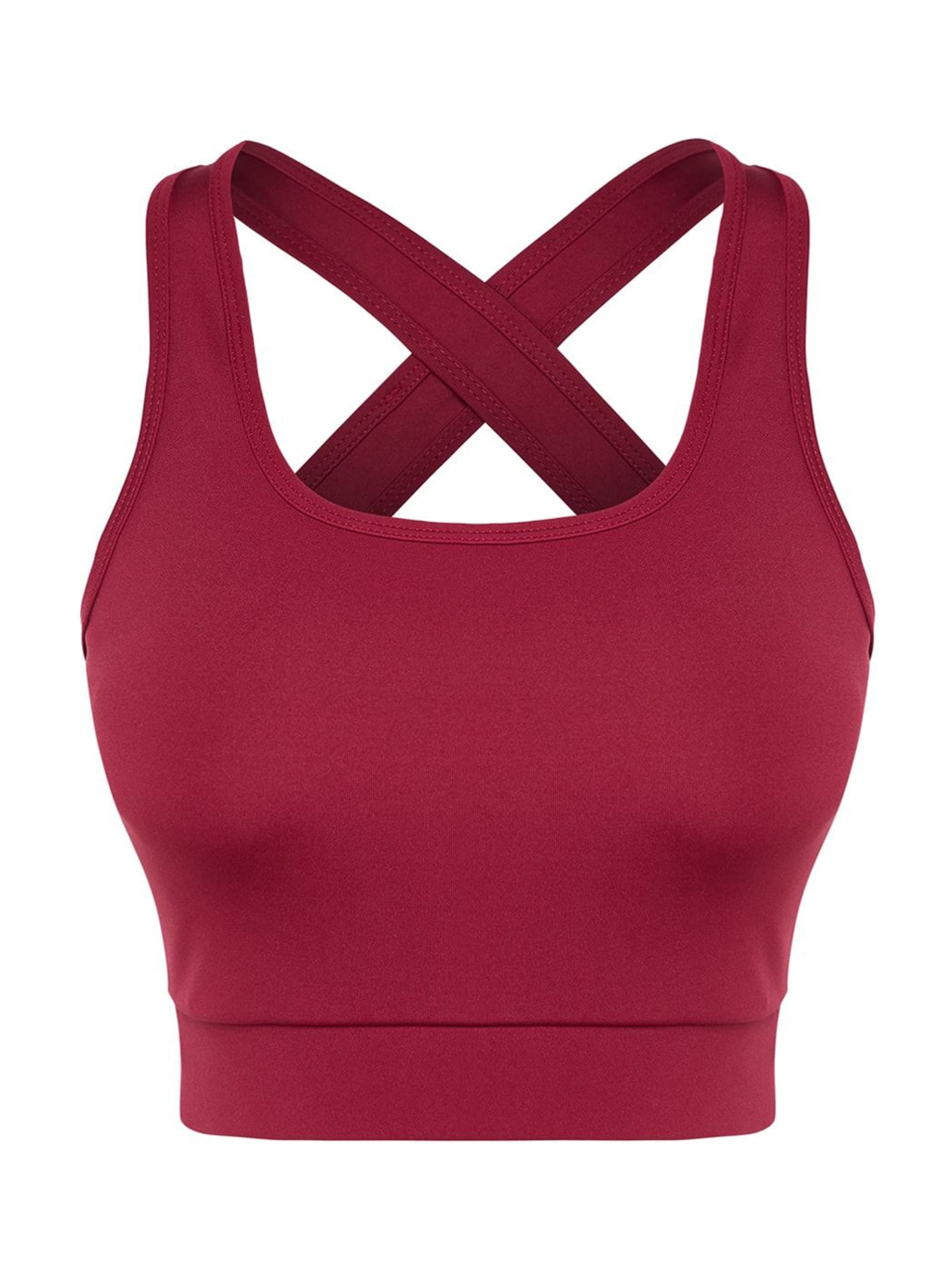 Trendyol Soutien-gorge de sport en bordeaux, Vue avec produit