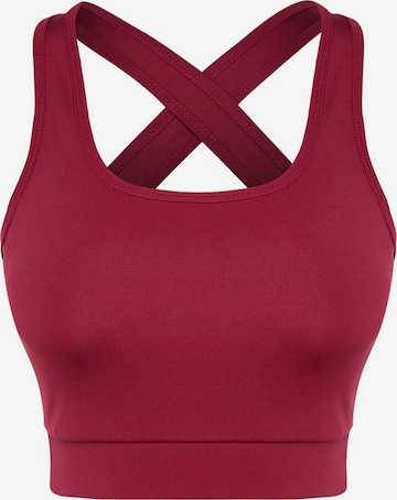 Trendyol - Sujetador deportivo en rojo: frente