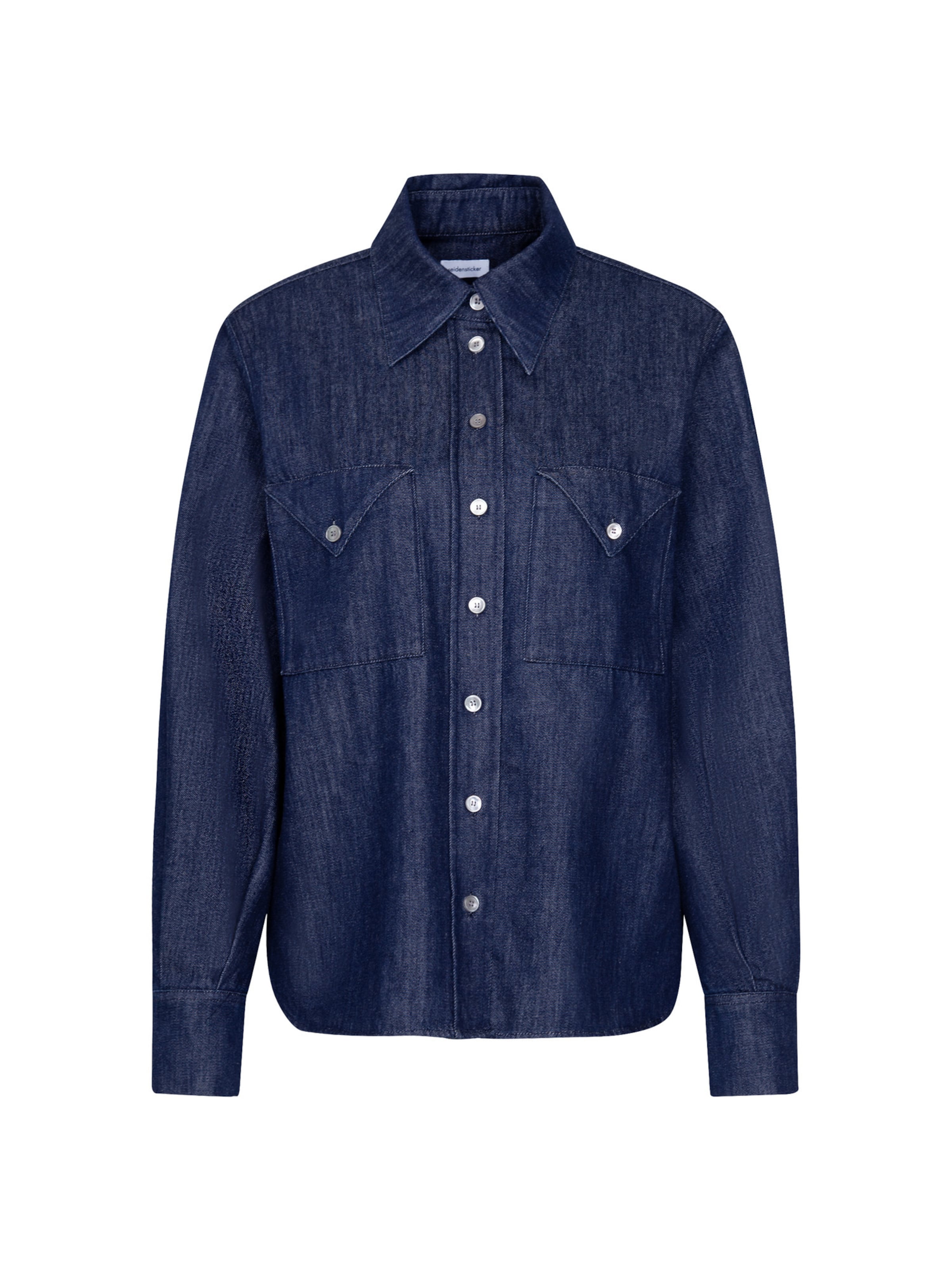 SEIDENSTICKER Blouse in Blauw: voorkant