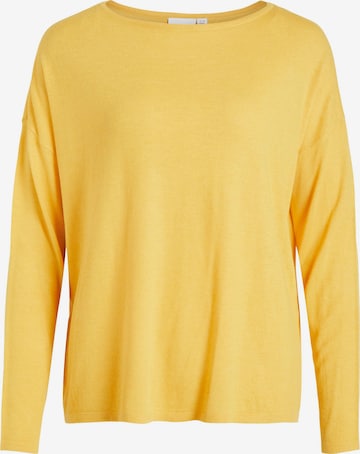 VILA Sweater 'Abella' in Yellow: front