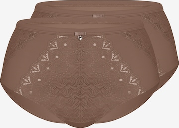 sassa Panty 'Sensual Beauty' in Braun: Vorderseite