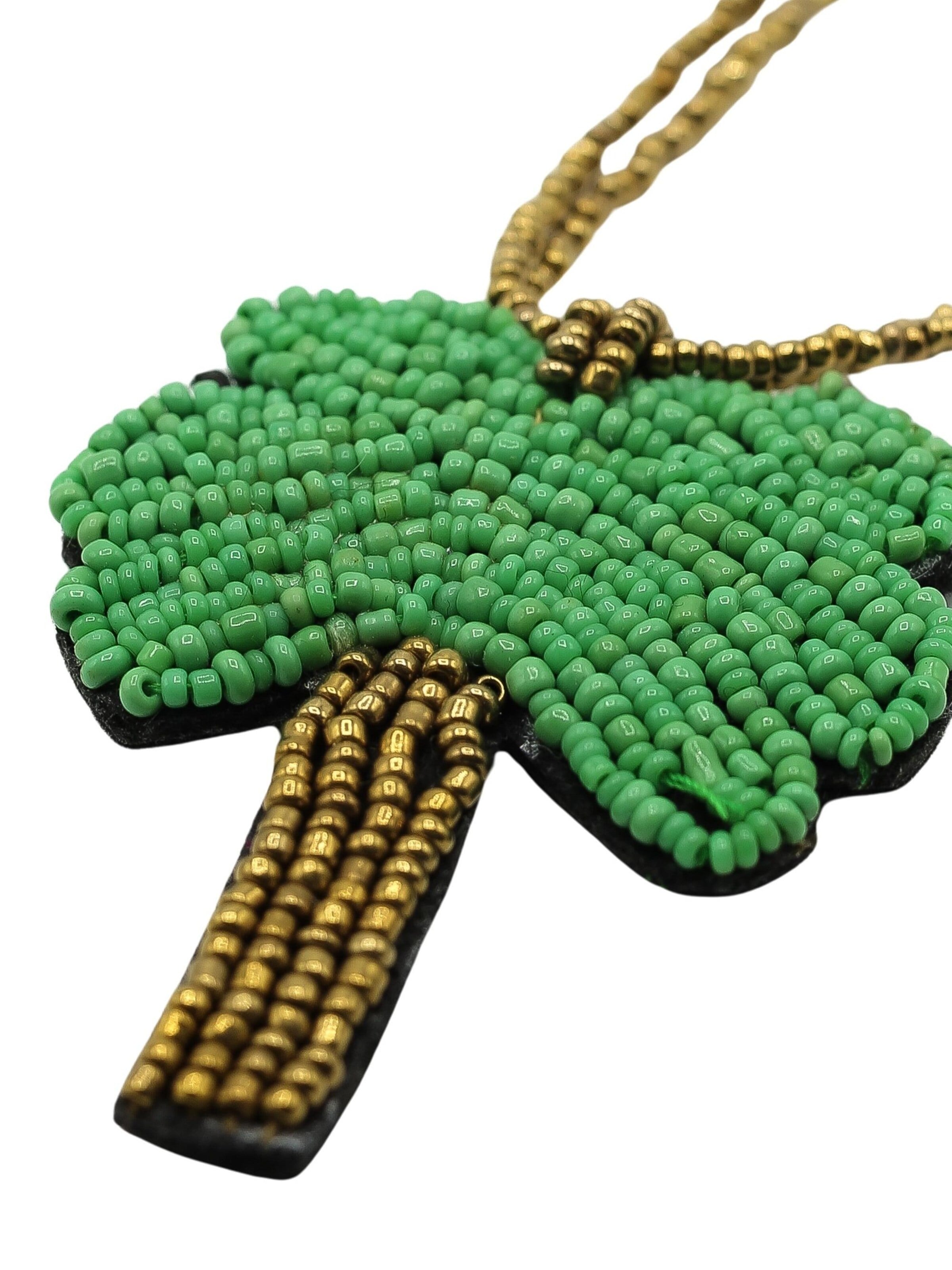 COLLEZIONE ALESSANDRO Necklace 'Palmtree' in Green