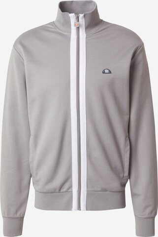 ELLESSE Zip-Up Hoodie 'Berlusoni' in Grey: front