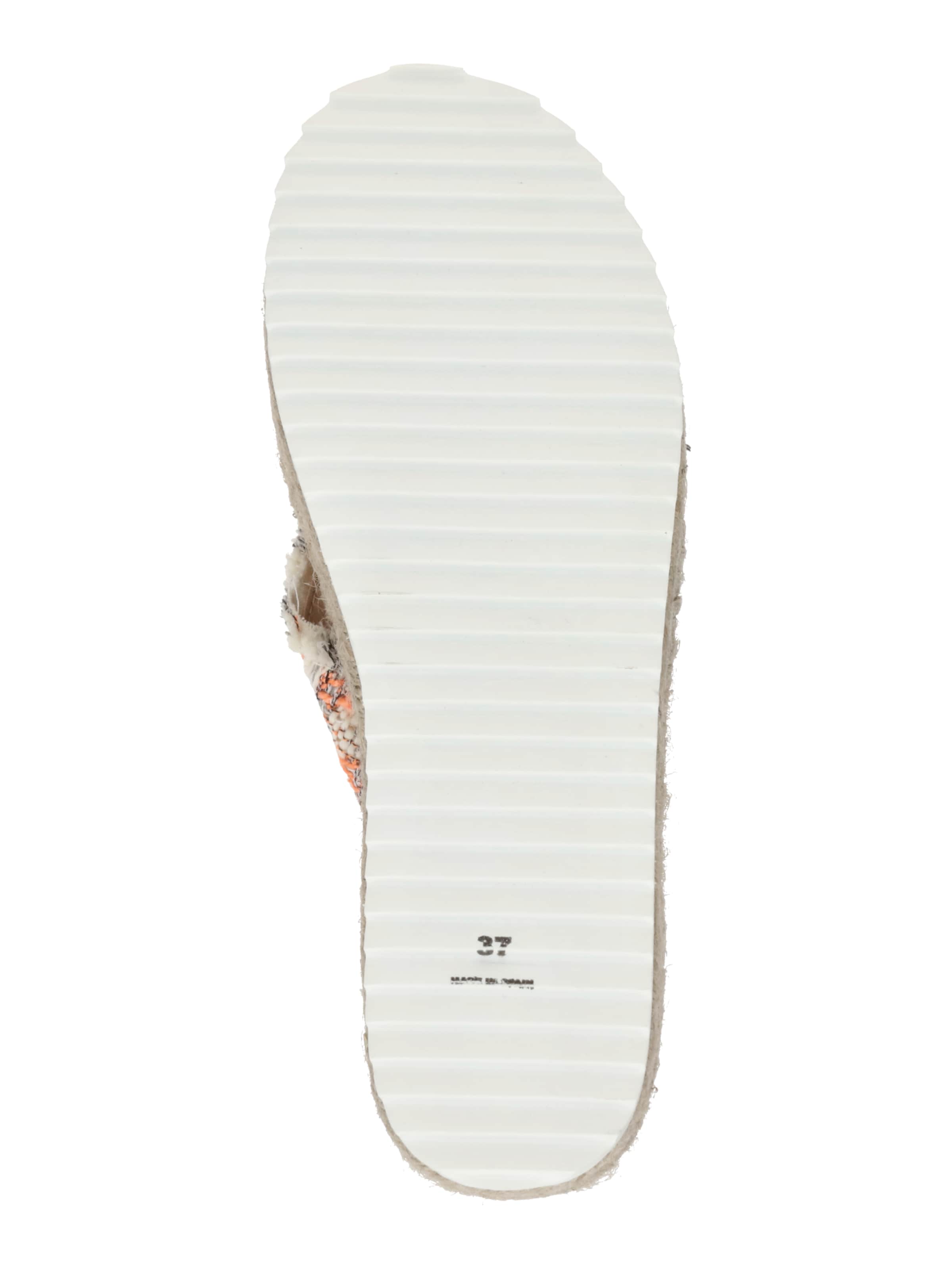 Zoccoletto 'CROISETTE' di espadrij l´originale in arancione