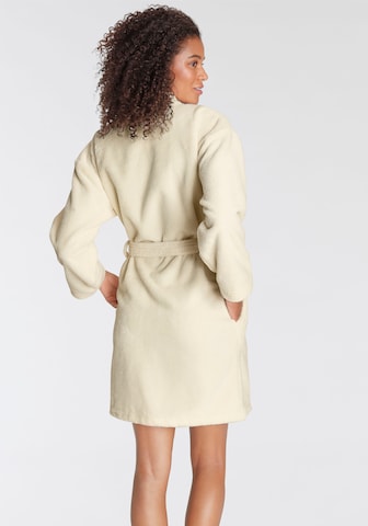 LASCANA Short Bathrobe in Beige