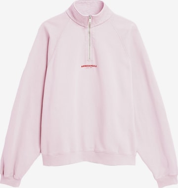 ARMEDANGELS Sweatshirt GMT DYE TROYER in Pink: Vorderseite