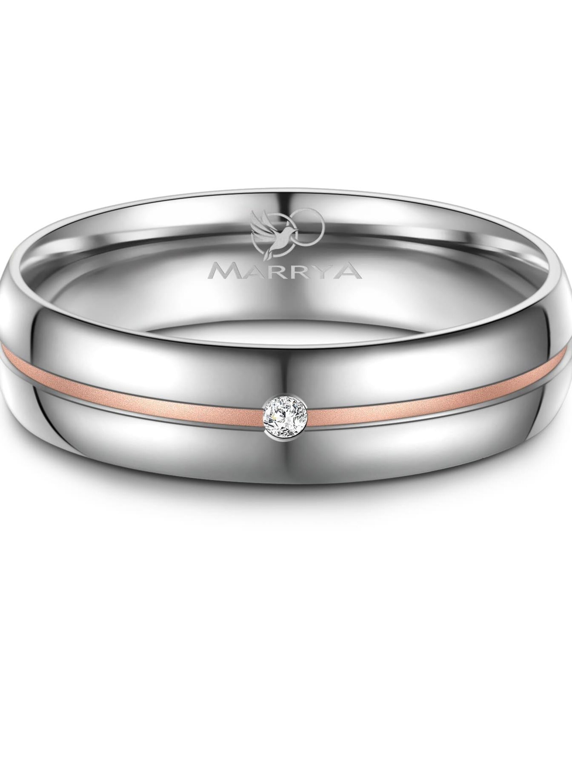 MARRYA Ring 'MARRYA SI-26 Ehering aus Silber' in Silver