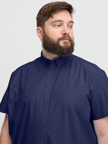 BLEND Comfort fit Button Up Shirt in Blue