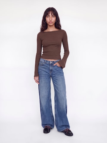 JJXX Top in Bruin: voorkant