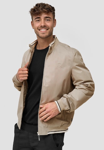 INDICODE JEANS Between-Season Jacket 'EDI' in Beige