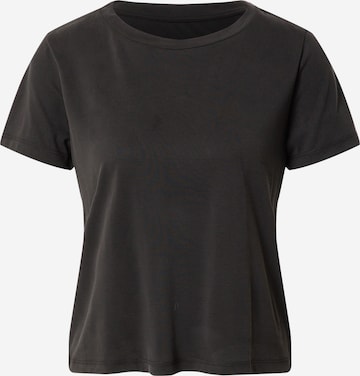 Moonchild Yoga Wear Λειτουργικό μπλουζάκι σε μαύρο: μπροστά