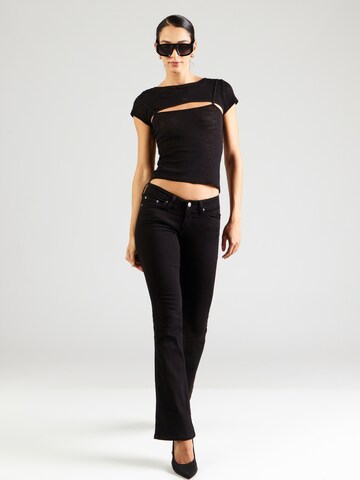 WEEKDAYBootcut/trapezice Traperice 'Luna' - crna boja