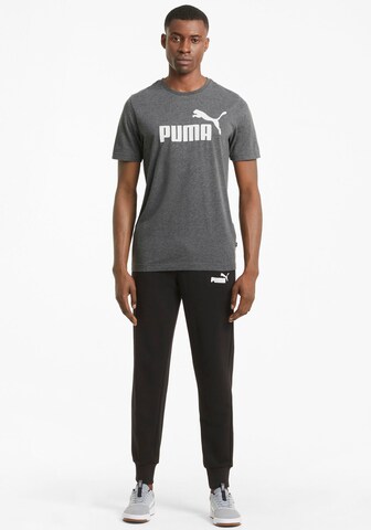 PUMA Performance shirt 'Essentials Heather' in Black