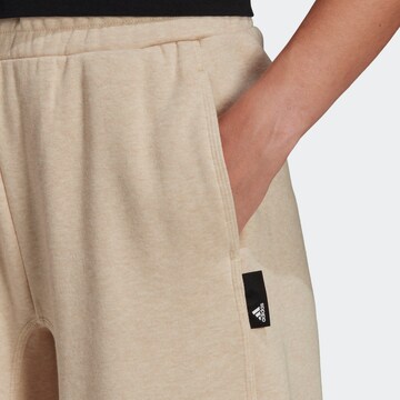 ADIDAS PERFORMANCE Workout Pants in Beige