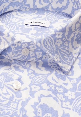 SEIDENSTICKER Regular Fit Businesshemd in Blau