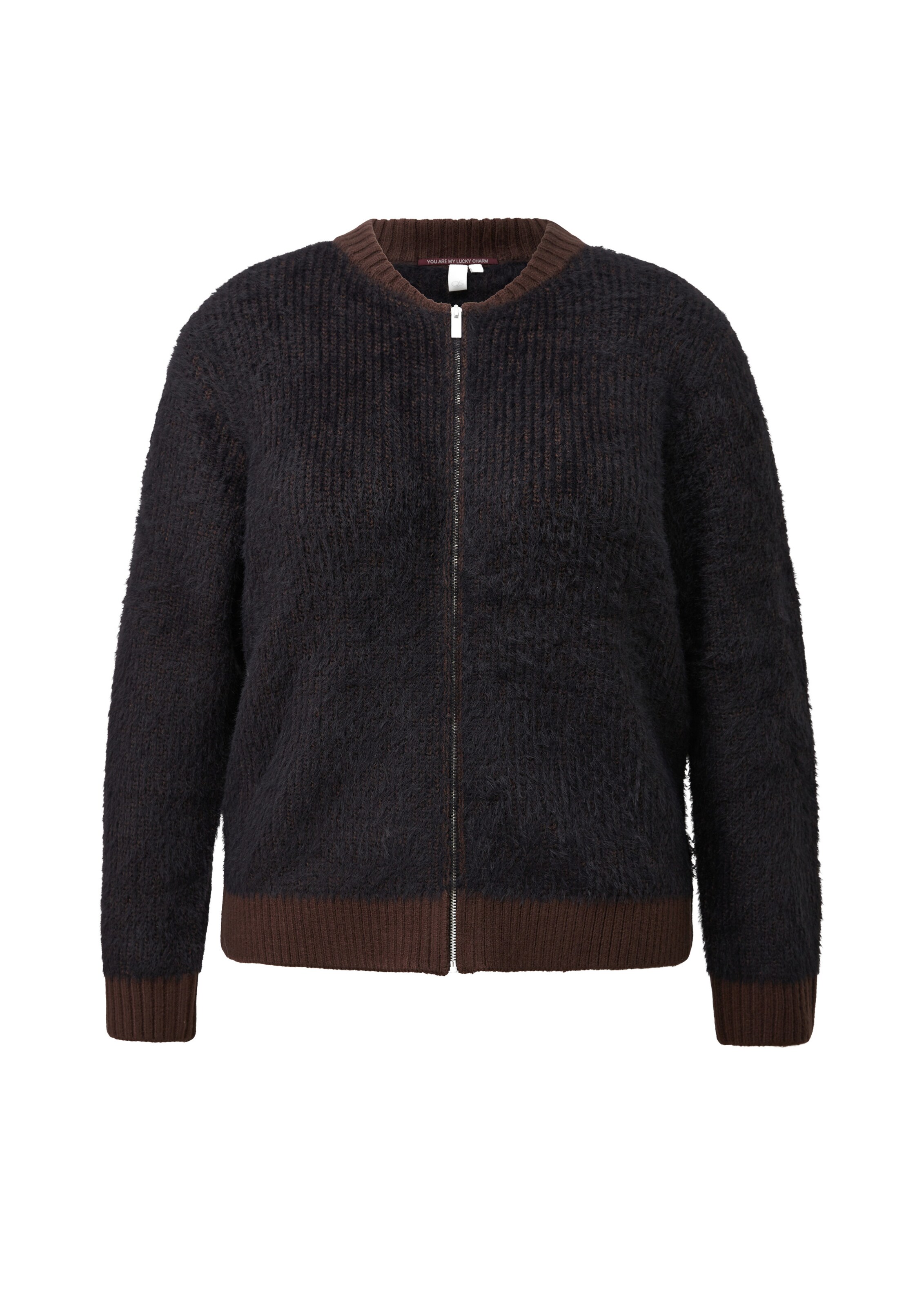 Cardigan QS en marron : devant