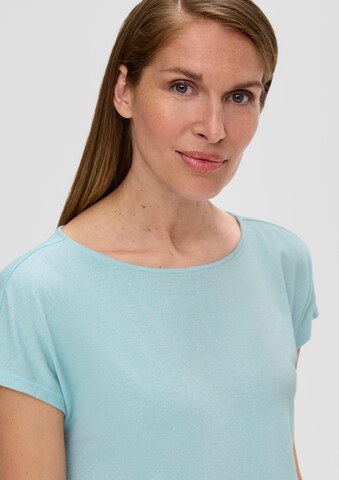 T-shirt s.Oliver BLACK LABEL en bleu