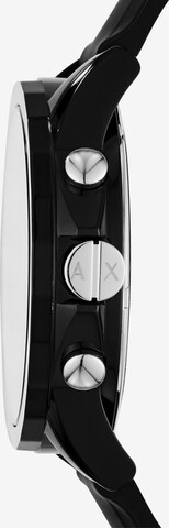 juoda ARMANI EXCHANGE Analoginis (įprasto dizaino) laikrodis