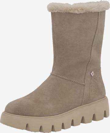 Boots da neve di Rieker Sport in beige: frontale