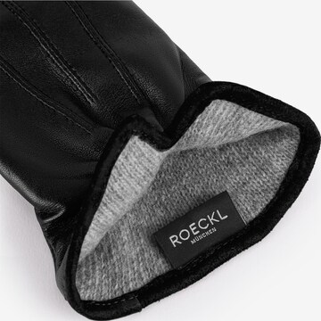 Roeckl - Guantes con dedos 'Antwerpen' en negro