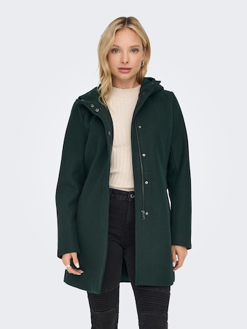 Manteau mi-saison 'EMMA' ONLY en vert : devant