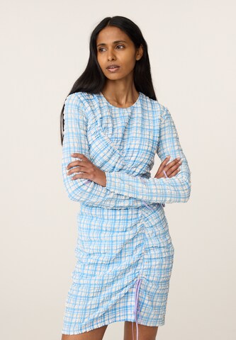 Fabienne Chapot Jurk in Blauw: voorkant