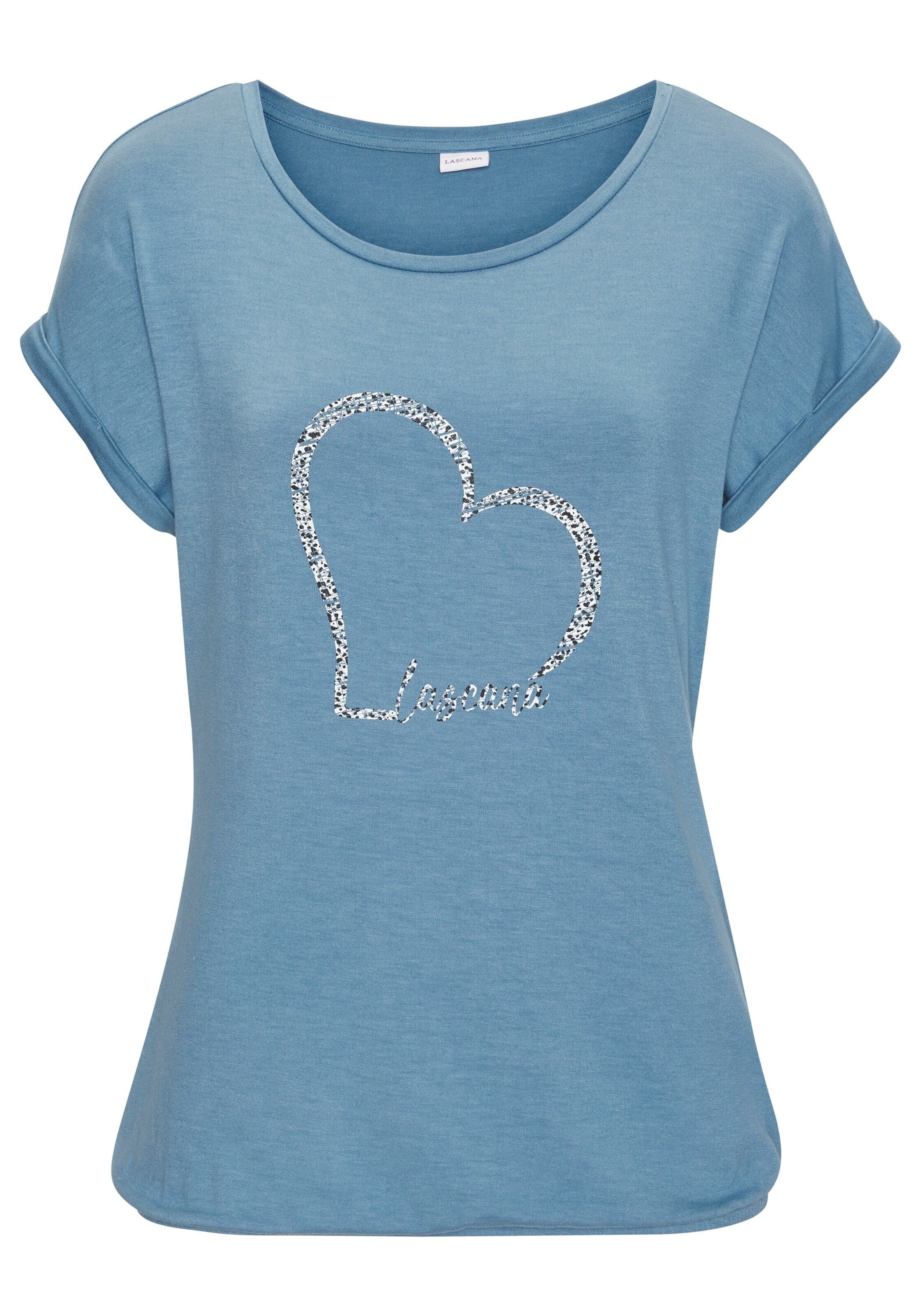 LASCANA Shirt in Blue: front
