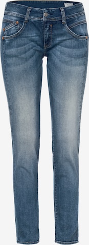 mėlyna Herrlicher Prigludęs Džinsai 'Gila': priekis