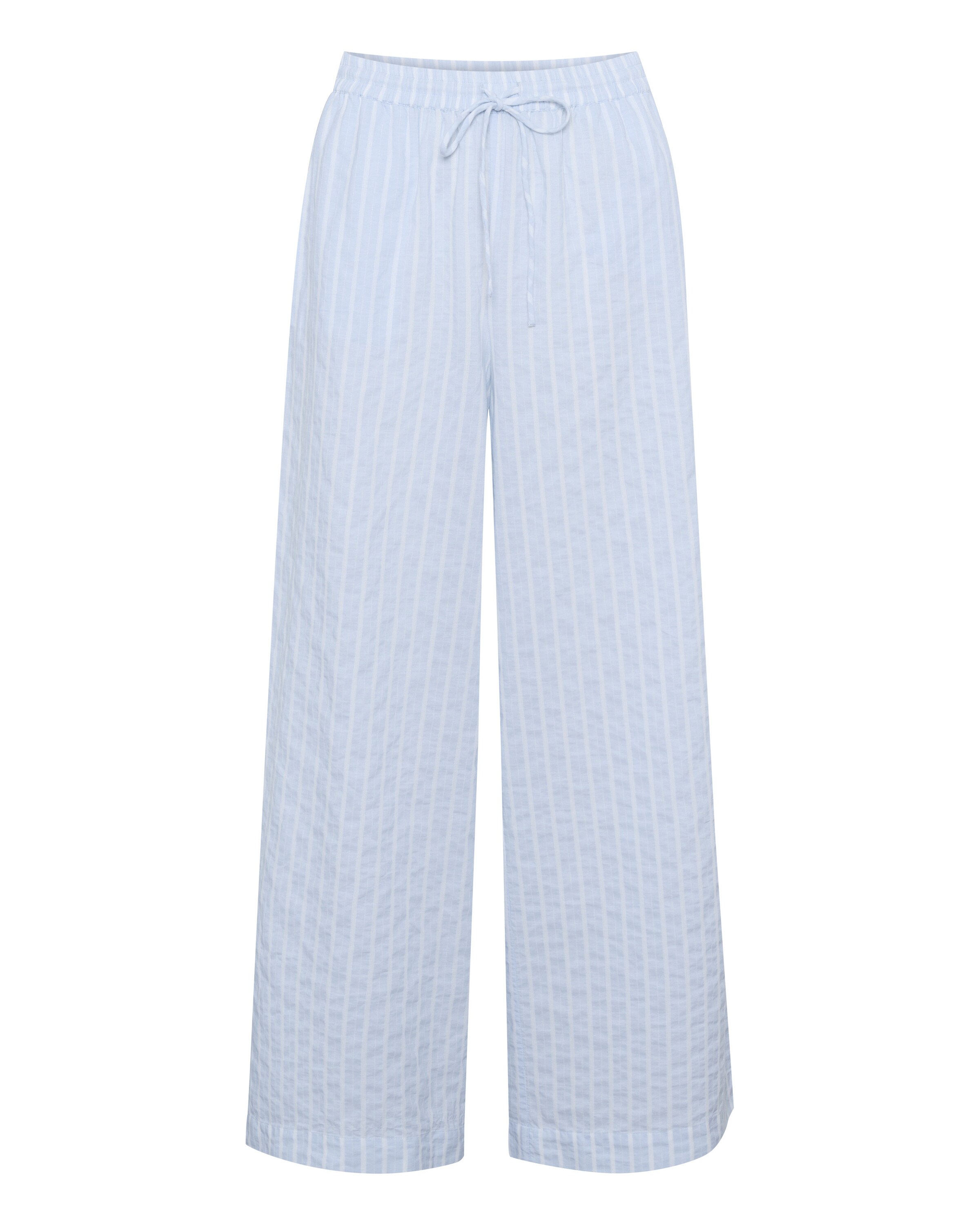 Kaffe Wide Leg Hose 'Sara' in Blau: Vorderseite