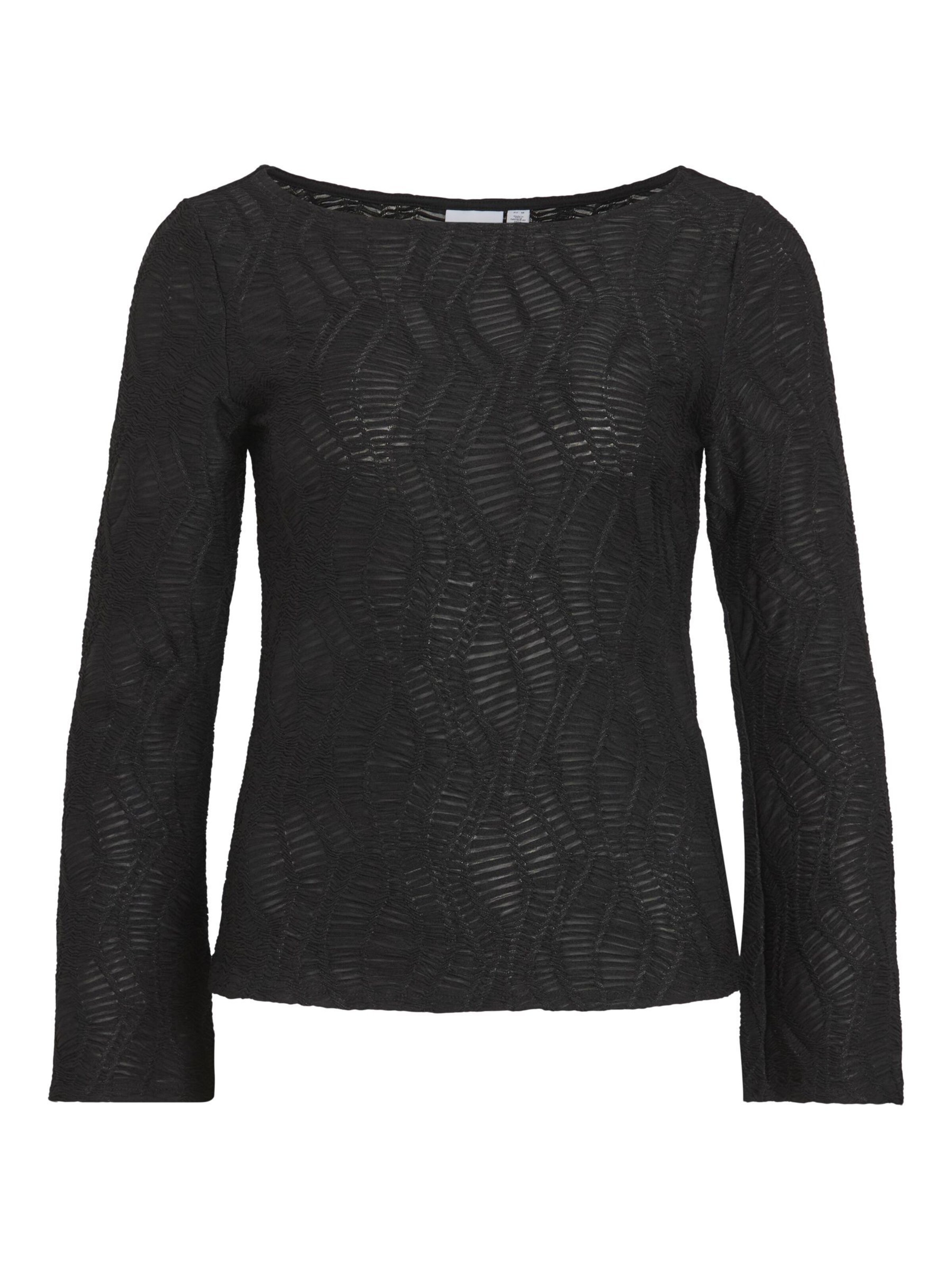 Maglietta di VILA in nero: frontale