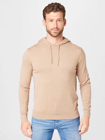 bugatti Sweater in Beige: front