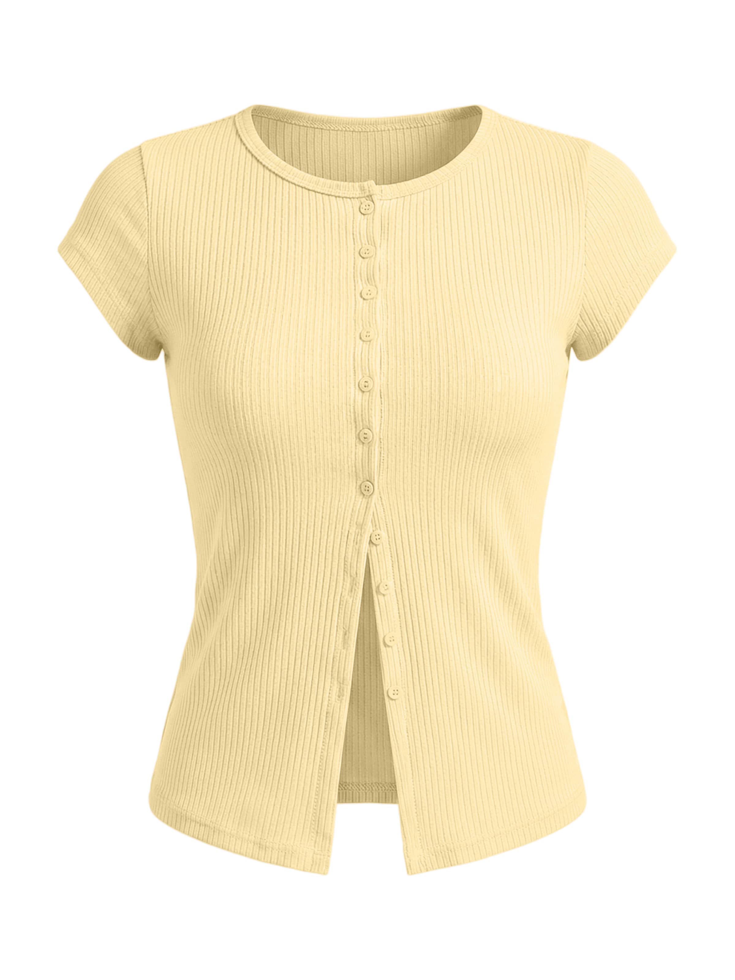 Imily Bela Tričko - Žltá: predná strana