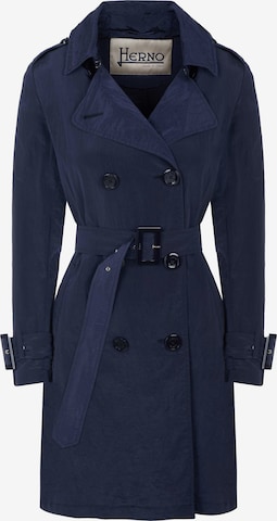 Manteau mi-saison 'Herno Mantel' Herno en bleu : devant