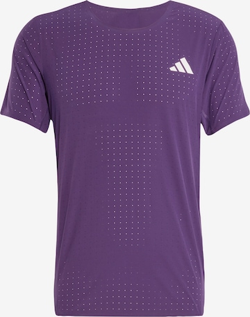 T-Shirt fonctionnel ADIDAS PERFORMANCE en violet : devant