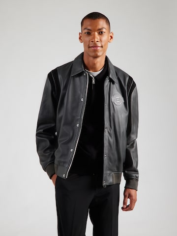 BOSS Between-season jacket 'Meon' in Grey: front