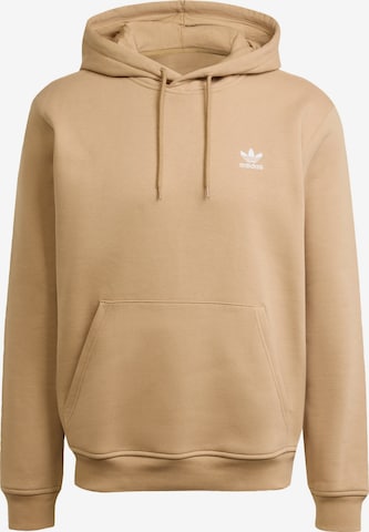 Sweat-shirt 'Essentials' ADIDAS ORIGINALS en marron : devant