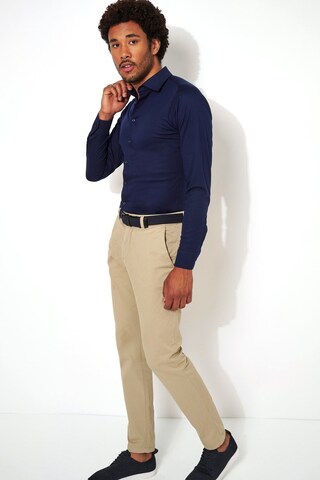 DESOTO Slim fit Button Up Shirt in Blue