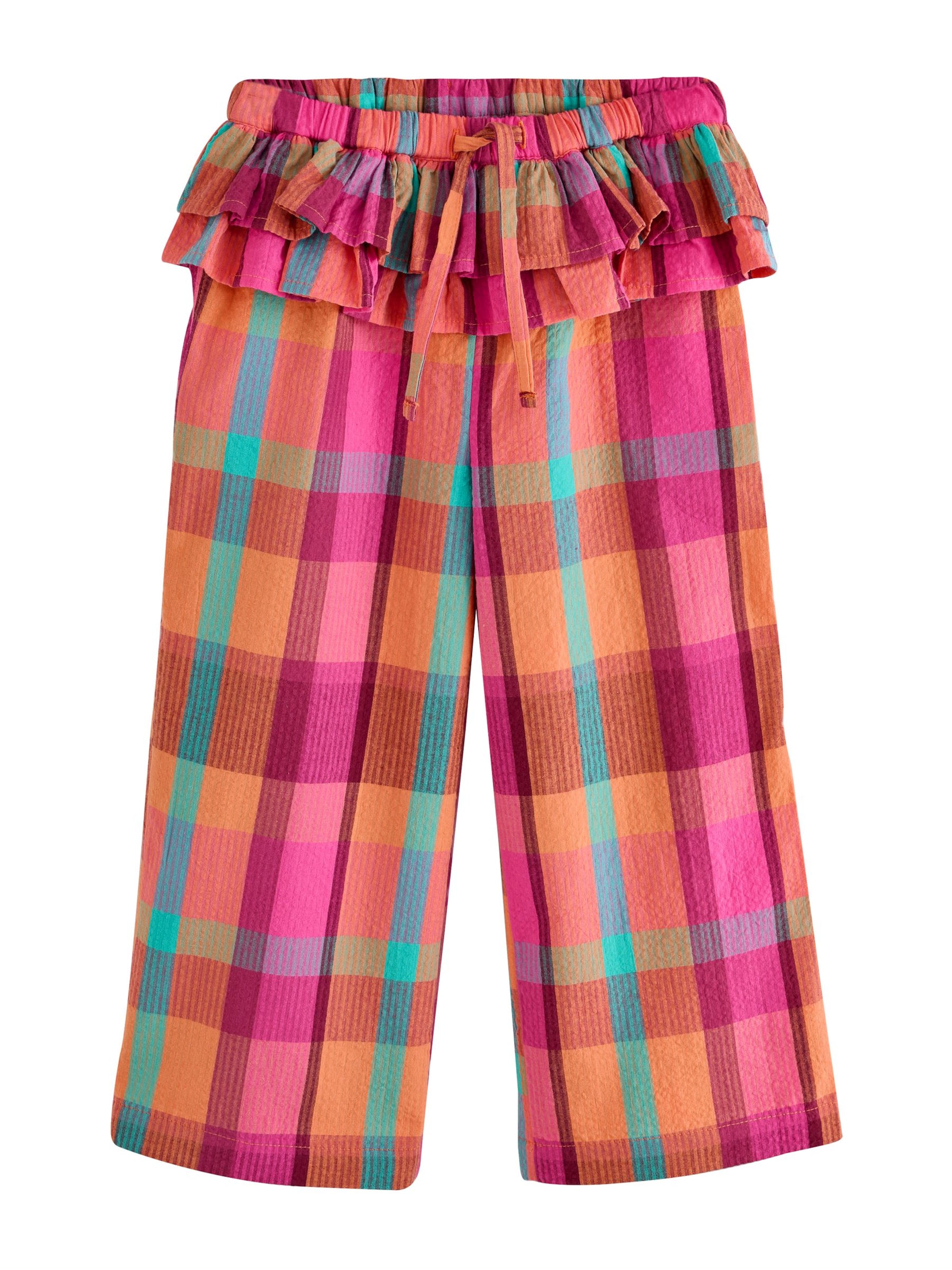Next Wide leg Broek in Oranje: voorkant