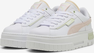 Baskets basses 'Mayze Crashed' PUMA en blanc