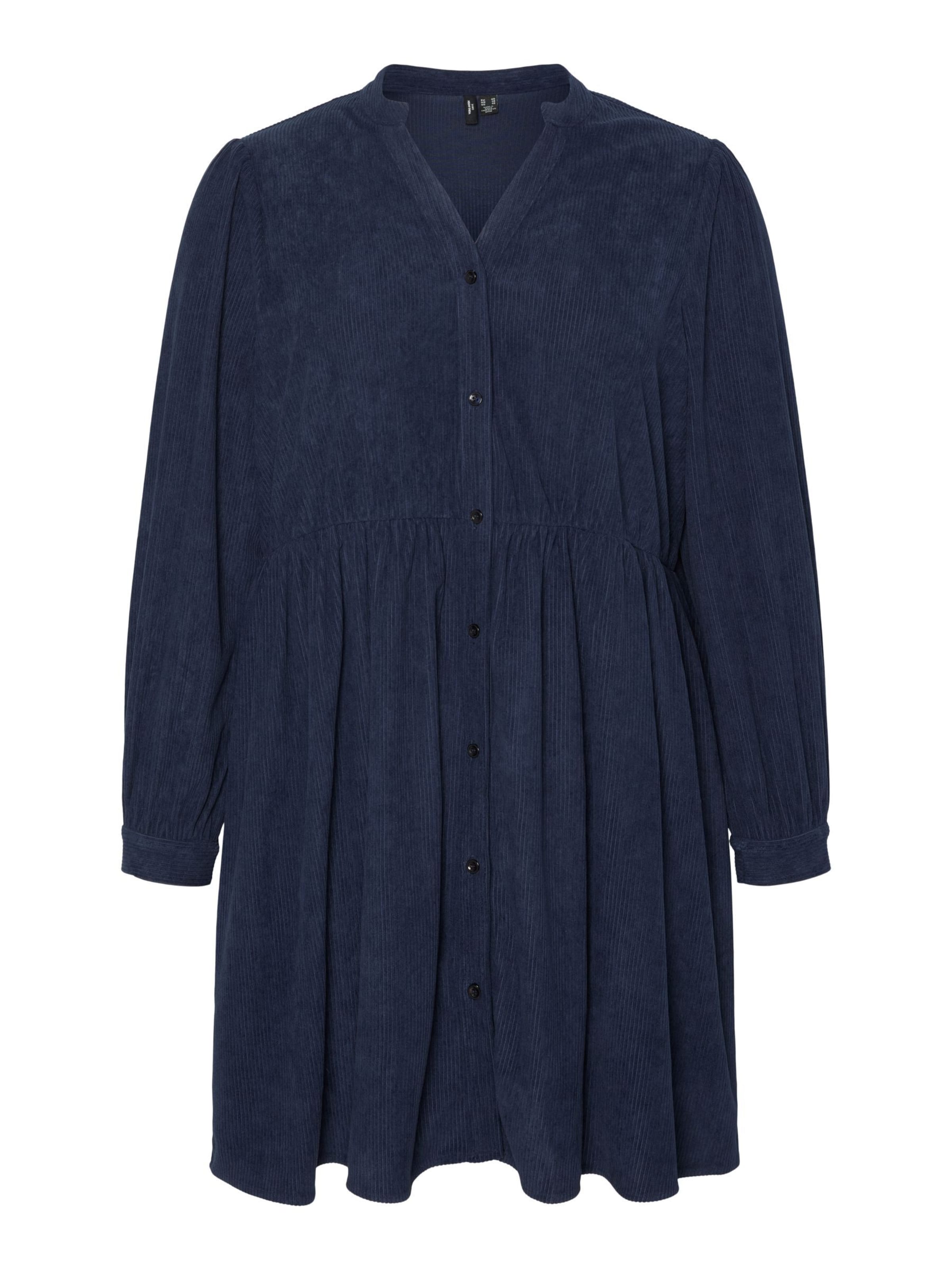 Vero Moda Curve Dress in Blue: front