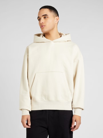 Sweat-shirt TOPMAN en beige : devant