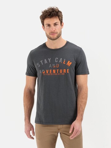 CAMEL ACTIVE Μπλουζάκι σε γκρι: μπροστά