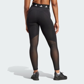 Skinny Pantalon de sport 'Techfit Stash Pocket Full-length' ADIDAS PERFORMANCE en noir