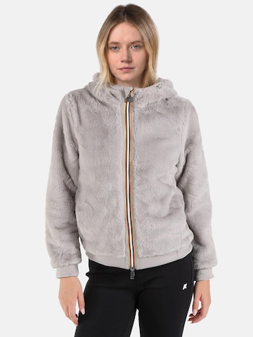 K-Way - Chaqueta de invierno 'K-WAY DEVA LIGHT SPACER FUR DOUBLE GIUBBINO' en gris