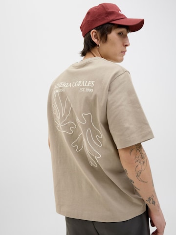 JACK & JONES - Camiseta en gris: frente