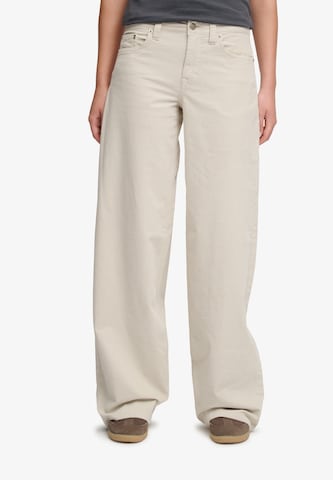 Superdry & Co Regular Broek in Beige: voorkant
