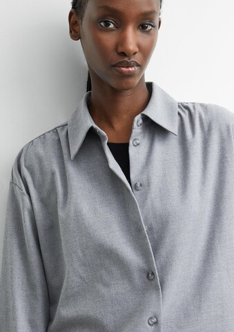 COMMA Bluse in Grau: Vorderseite