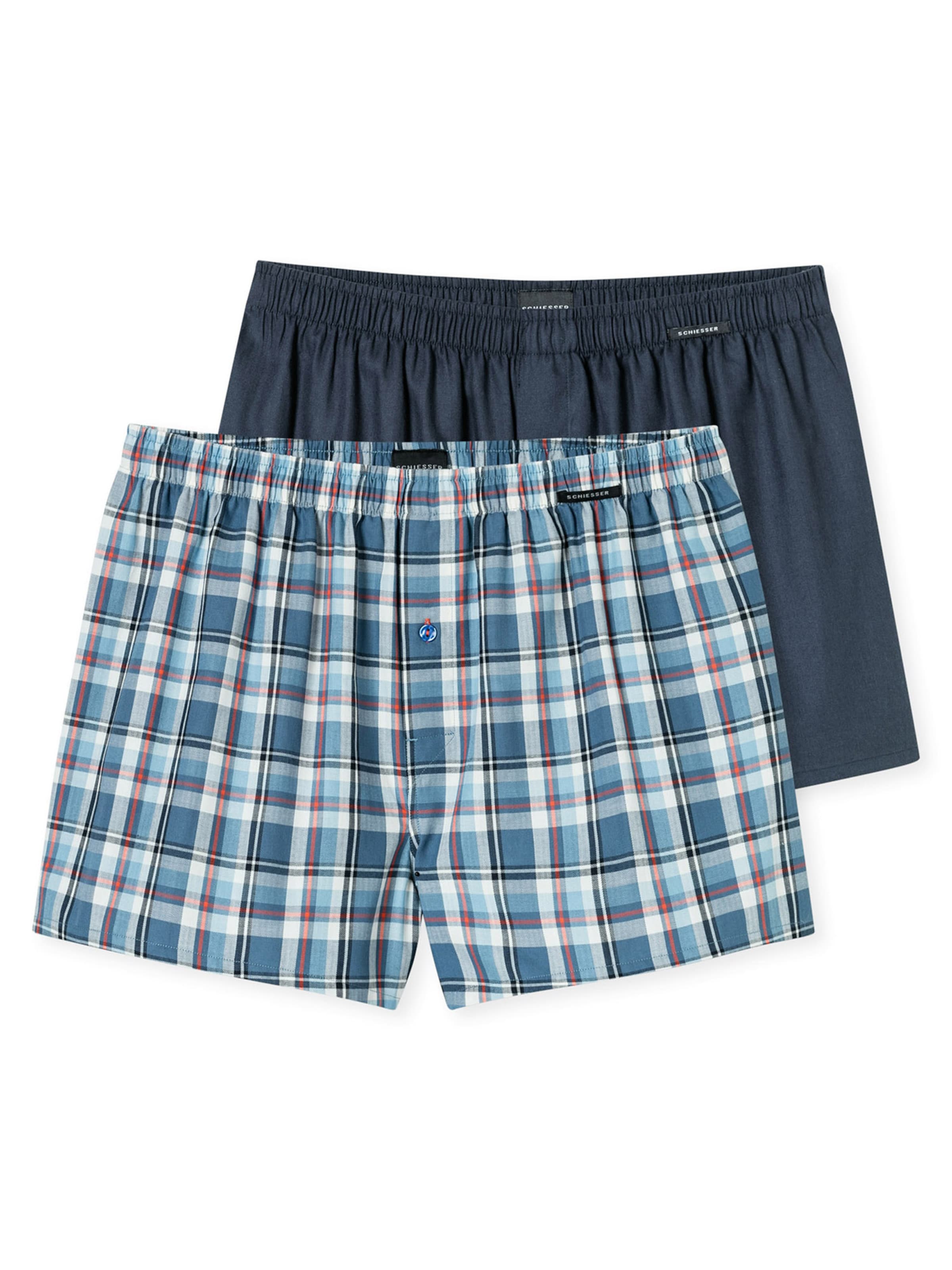 SCHIESSER Bokserki 'Multi' w kolorze ciemny niebieski / białym, Podgląd produktu