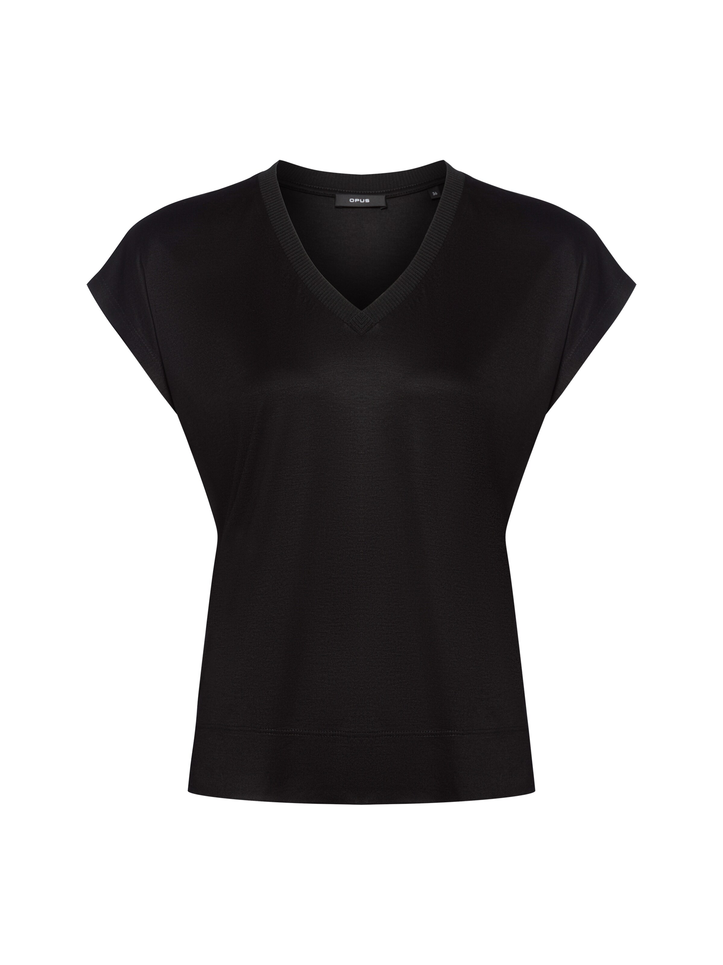 OPUS T-Shirt Savilchen in Schwarz: Vorderseite